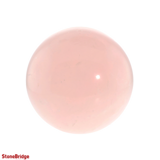Rose Quartz A Sphere - Large #2 - 3 1/4"    from Stonebridge Imports