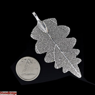 Electroplated Jewelry Leaves - Type #5 - Small Silver Leaf    from Stonebridge Imports