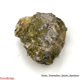 Green Tourmaline on Quartz Matrix U#3    from Stonebridge Imports