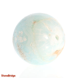 Caribbean Blue Calcite Sphere - Medium #2 - 2 3/4"    from Stonebridge Imports