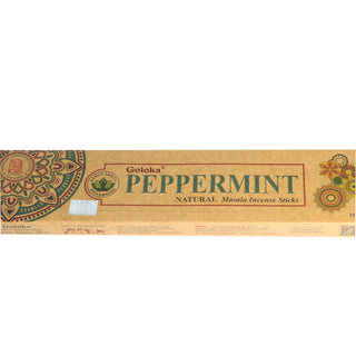Peppermint Goloka Incense Sticks - 10 Sticks    from Stonebridge Imports