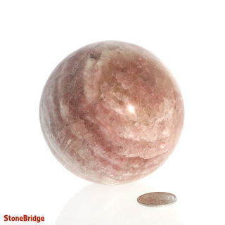 Calcite Rose Sphere - Medium #3 - 2 3/4"    from Stonebridge Imports