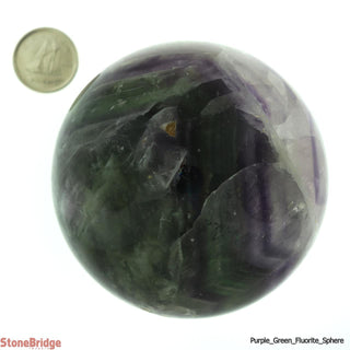 Fluorite Sphere - Medium #1 - 2 3/4"    from Stonebridge Imports