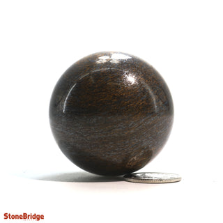 Bronzite Sphere - Extra Small #2 - 1 3/4"    from Stonebridge Imports