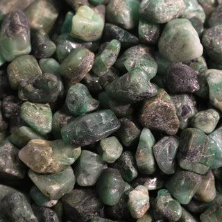 Emerald A Tumbled Stones - Semi Polished    from Stonebridge Imports