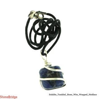 Sodalite Tumbled Wrapped Necklaces    from Stonebridge Imports