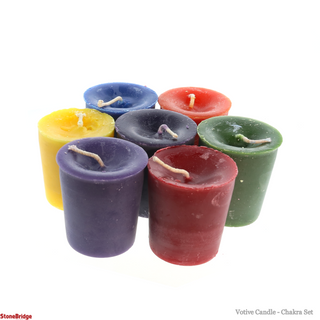 Votive Candle - Chakra Set    from Stonebridge Imports