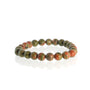 Unakite Bead Bracelet 8mm   from Stonebridge Imports