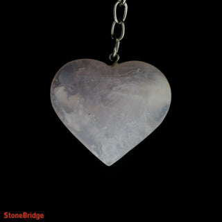 Keychain - Rose Quartz Heart    from Stonebridge Imports