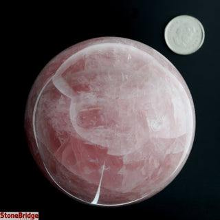 Rose Quartz A Sphere - Medium #2 - 2 3/4"    from Stonebridge Imports