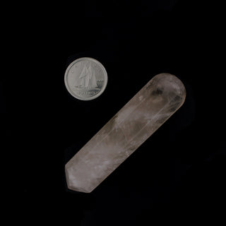 Rose Quartz A Pointed Massage Wand - Small #1 - 1 1/2" to 2 1/2"    from Stonebridge Imports