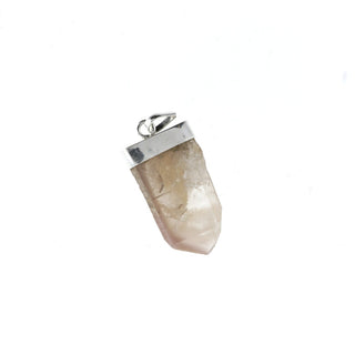 Crystal Lithium Rough - Silver Pendant    from Stonebridge Imports