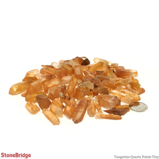Tangerine Quartz Points - Tiny - 200g Bag    from Stonebridge Imports
