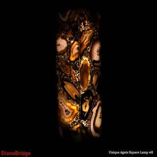 Agate Slice Tower Lamp U#8 - 60cm    from Stonebridge Imports
