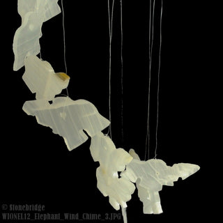 White Onyx - Elephant - Wind Chime    from Stonebridge Imports