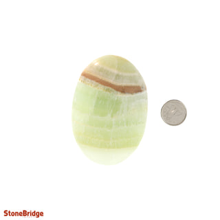 Calcite Green Palm Stones #1    from Stonebridge Imports