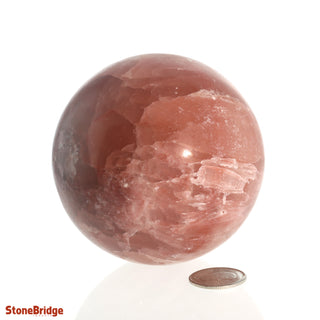Calcite Rose Sphere - Medium #2 - 2 3/4"    from Stonebridge Imports