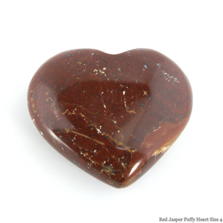 Red Jasper Heart #4 - 1 3/4" to 2 3/4"    from Stonebridge Imports