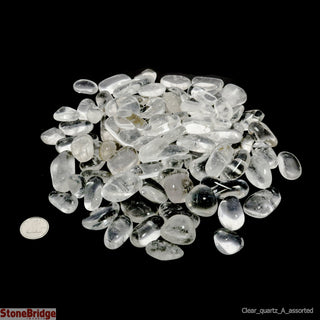 Clear Quartz A Tumbled Stones - Assorted    from Stonebridge Imports