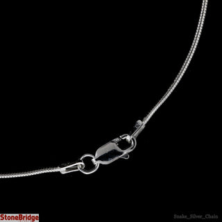 Sterling Silver Chain "Snake Style" 030 - 18" Long    from Stonebridge Imports