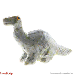 Brontosaurus Dinosaur Carving - Assorted Stones - Single Piece    from Stonebridge Imports