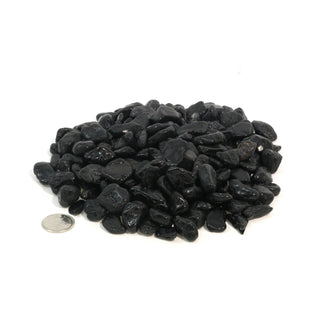 Black Tourmaline A Tumbled Stones    from Stonebridge Imports
