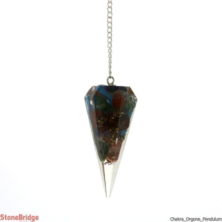Orgone Chakra Pendulum 12 Facets & Bead    from Stonebridge Imports