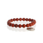 Red Jasper Round Bracelet - 8mm    from Stonebridge Imports