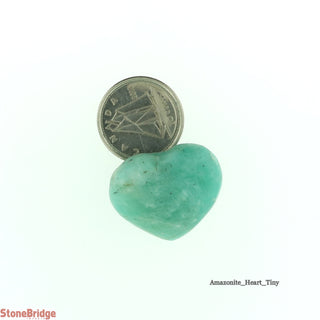 Amazonite Heart Carving - Tiny    from Stonebridge Imports