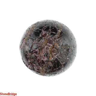 Garnet Sphere - Extra Small #1 - 1 1/2"    from Stonebridge Imports