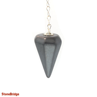 Hematite Pendulum 6 Facets & Ring    from Stonebridge Imports