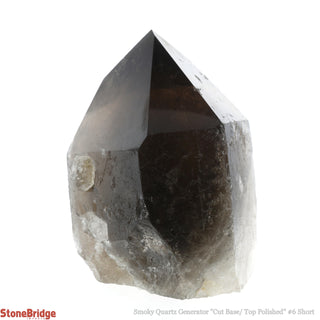 Smoky Quartz Cut Base, Polished Point Tower #6 Short    from Stonebridge Imports