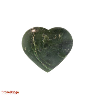 Jade Nephrite Heart #8    from Stonebridge Imports