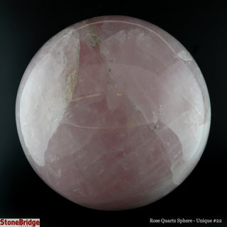 Rose Quartz Sphere U#22 - 4 1/4"    from Stonebridge Imports