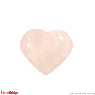 Rose Quartz Puffy Heart #3    from Stonebridge Imports