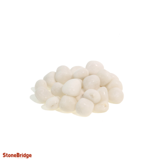 White Agate Tumbled Stones - India Small   from Stonebridge Imports