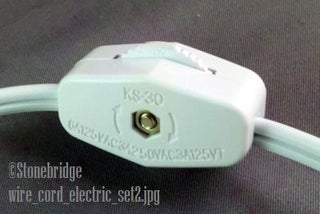 White Power Cord for Table Lamp - 7W bulb included    from Stonebridge Imports
