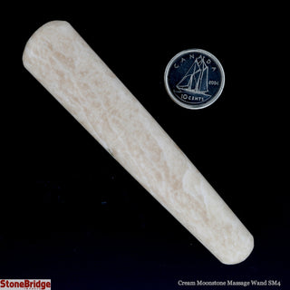 Moonstone Cream Rounded Massage Wand - Small #2 - 2 1/2" to 3 1/2"    from Stonebridge Imports