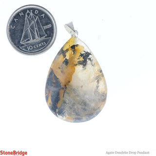 Agate Dendrite Drop Pendant    from Stonebridge Imports