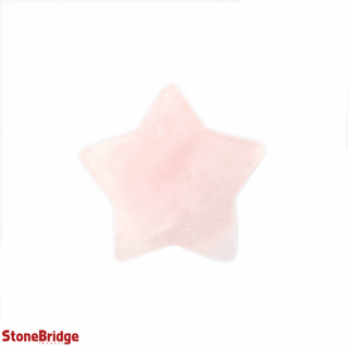 Rose Quartz Polished Stars    from Stonebridge Imports