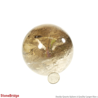 Smoky Quartz A Sphere - Large #1 - 3"    from Stonebridge Imports