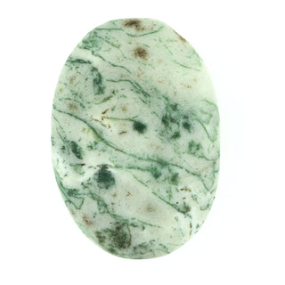 Green Tree Agate Worry Stone    from Stonebridge Imports