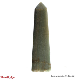 Green Aventurine Obelisk U#1 - 12 3/4"    from Stonebridge Imports