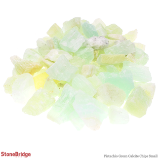 Calcite Pistachio Green Chips - Small    from Stonebridge Imports