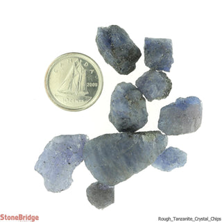 Tanzanite Chips - 1/4" to 3/4" - 20g bag    from Stonebridge Imports