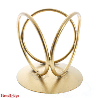 Sphere Stand - Gold Painted - T#2    from Stonebridge Imports