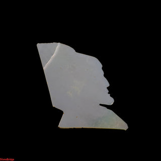 Mother of Pearl Carving - Indian Native Head    from Stonebridge Imports