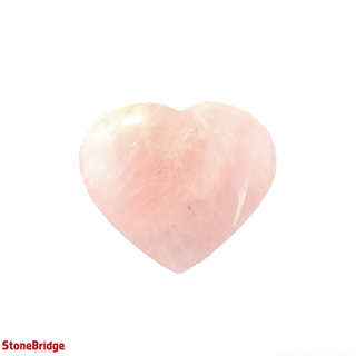 Rose Quartz Puffy Heart #11    from Stonebridge Imports