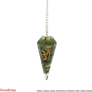 Orgone Green Aventurine Chakra Pendulum    from Stonebridge Imports