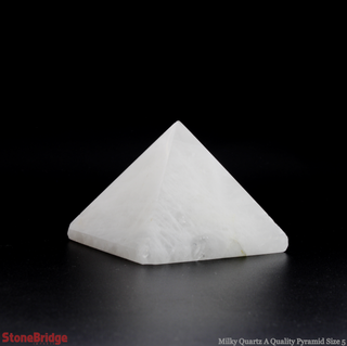 Milky Quartz A Pyramid MD4    from Stonebridge Imports